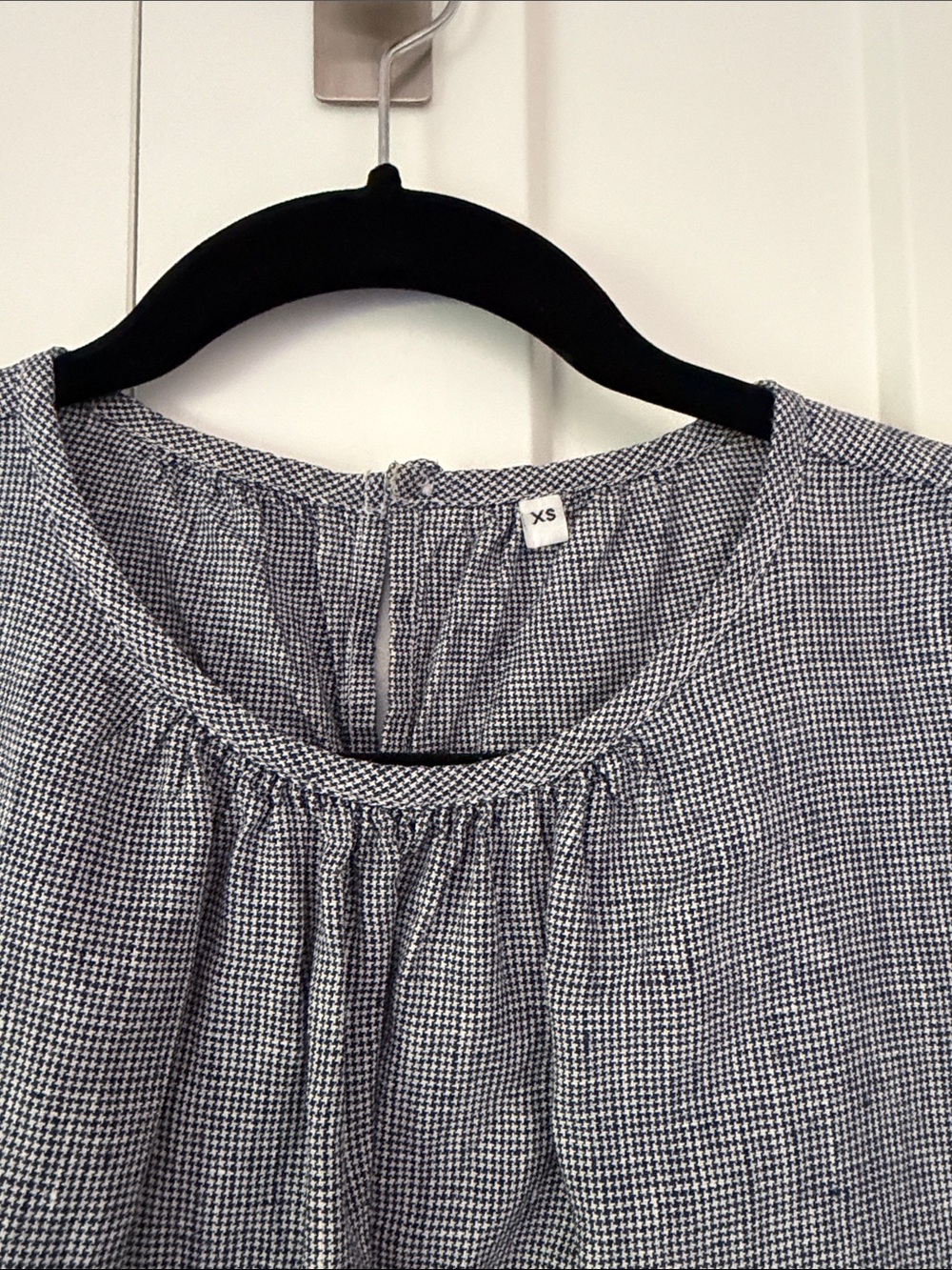 Muji Gray Short-Sleeve Linen Midi Dress with pockets - Picture 2 of 7